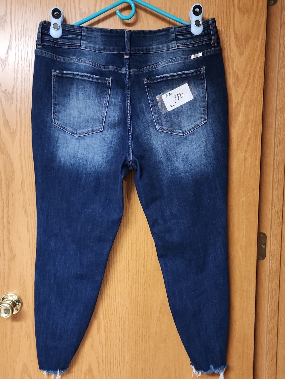 KanCan Dark Blue Women's Stretch Skinny Jeans 18x26 number 880